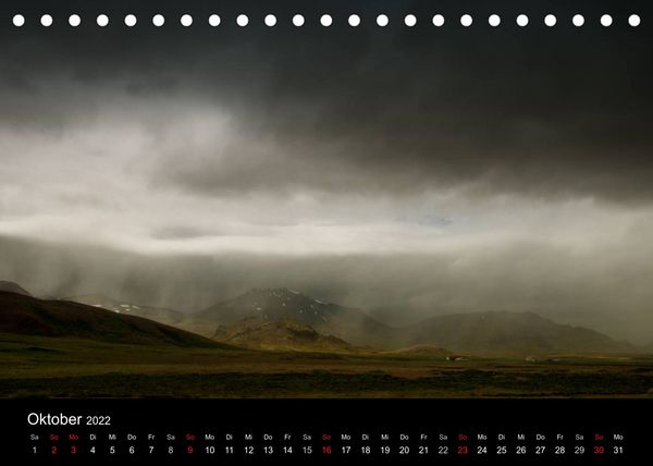Produktbild: Landschaften bei Regenwetter (Tischkalender 2022 DIN A5 quer)