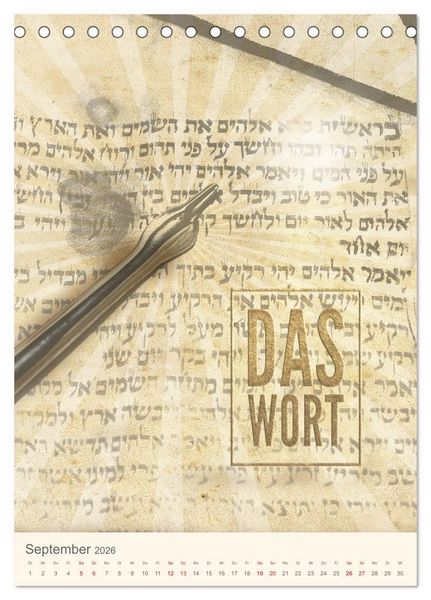 Produktbild: Namen von Jesus (Tischkalender 2026 DIN A5 hoch), CALVENDO Monatskalender