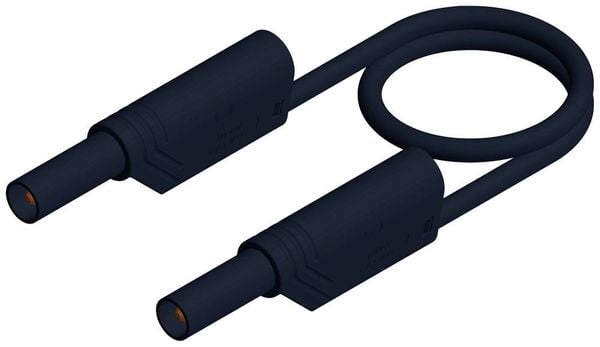 Produktbild: Hirschmann Test & Measurement MLS WS 50/1 sw Sicherheits-Messleitung Lamellenstecker 4 mm Lamellenstecker 4 mm 0.50 m Schwarz 1 St.