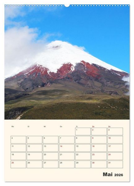 Produktbild: Ecuador - Terminplaner (hochwertiger Premium Wandkalender 2026 DIN A2 hoch), Kunstdruck in Hochglanz