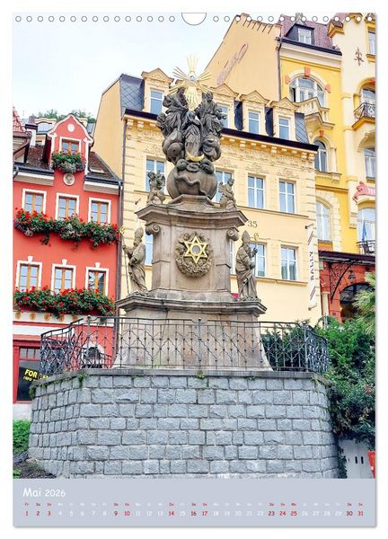 Produktbild: Karlsbad - pr&auml;chtig und elegant (Wandkalender 2026 DIN A3 hoch), CALVENDO Monatskalender