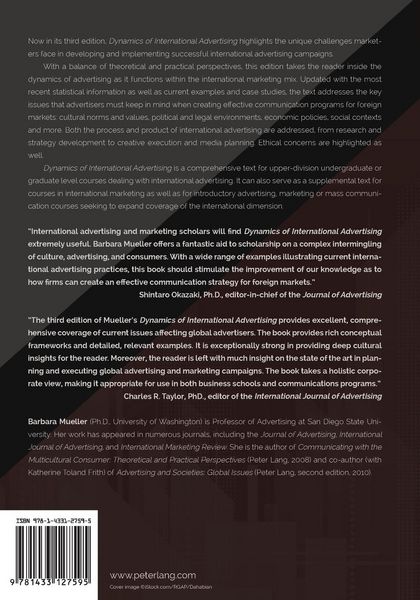 Produktbild: Dynamics of International Advertising