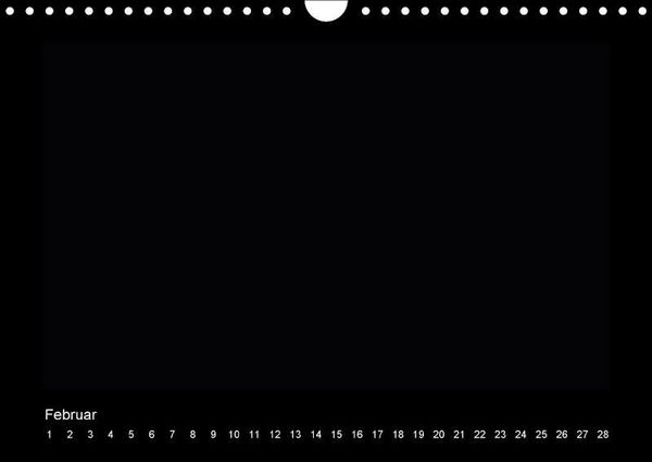 Produktbild: K. A., K: Geburtstags - Bastelkalender - Schwarz (Wandkalen
