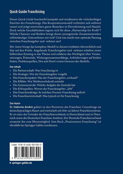 Produktbild: Quick Guide Franchising
