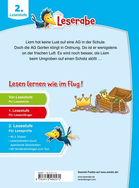 Produktbild: Leserabe 2. Lesestufe - Ein Schatz auf dem Schulhof