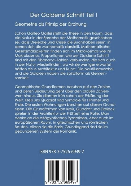 Produktbild: Der Goldene Schnitt