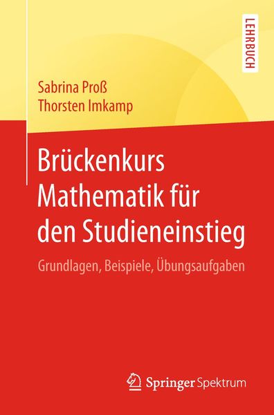 Produktbild: Br&uuml;ckenkurs Mathematik f&uuml;r den Studieneinstieg