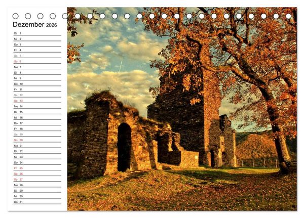 Produktbild: Die sch&ouml;nsten Landschaften in Deutschland - Das Ahrtal (Tischkalender 2026 DIN A5 quer), CALVENDO Monatskalender