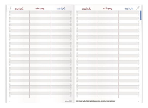 Produktbild: Vokabel-H&auml;fft DIN A4 Englisch
