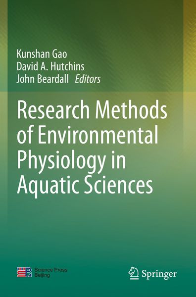 Produktbild: Research Methods of Environmental Physiology in Aquatic Sciences
