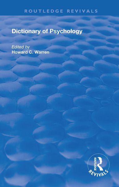 Produktbild: Dictionary of Psychology