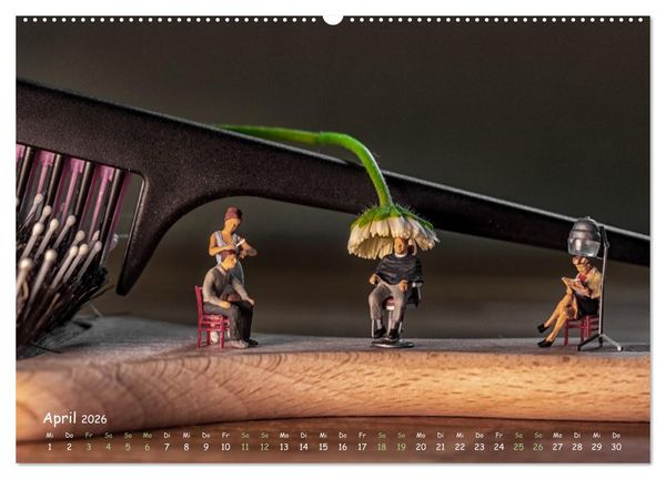 Produktbild: Hair-liche Zeiten (hochwertiger Premium Wandkalender 2026 DIN A2 quer), Kunstdruck in Hochglanz