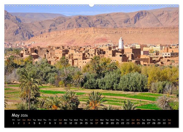 Produktbild: Impressions of Morocco 2026 (High Quality Premium Wall Calendar 2026 DIN A2 landscape),CALVENDO 12 Month Wall Calendar