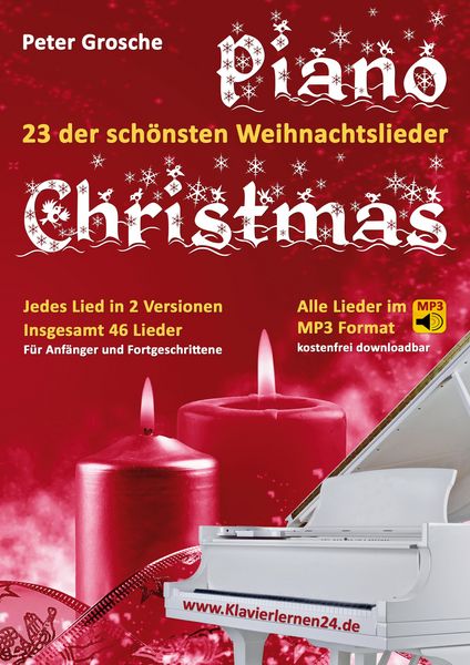 Produktbild: Piano-Christmas - Weihnachtslieder f&uuml;r das Klavierspielen