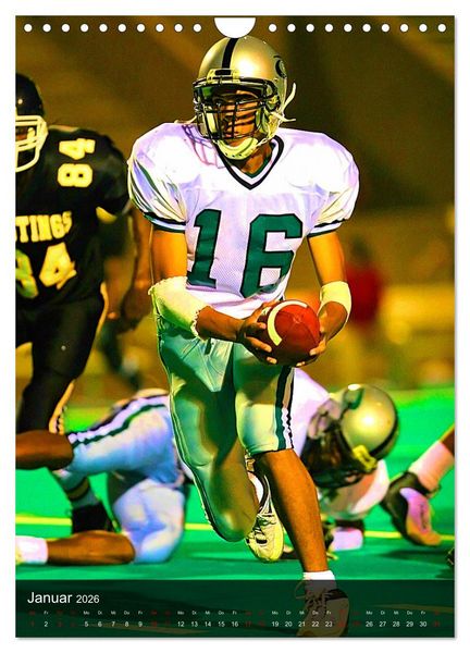 Produktbild: Trendsport American Football (Wandkalender 2026 DIN A4 hoch), CALVENDO Monatskalender