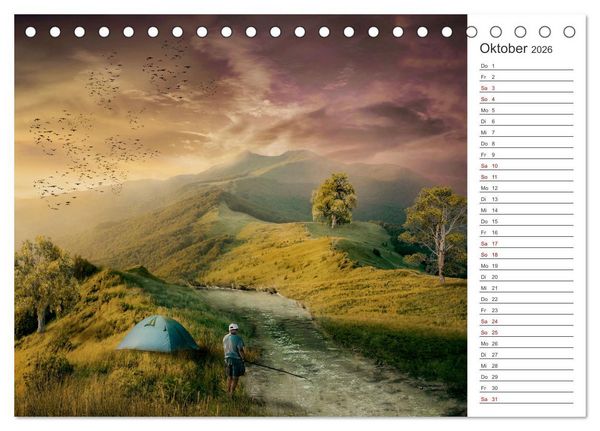 Produktbild: Kurze Auszeit (Tischkalender 2026 DIN A5 quer), CALVENDO Monatskalender