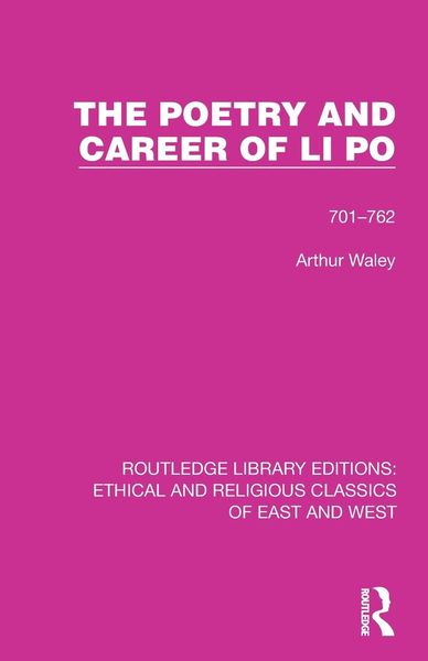 Produktbild: The Poetry and Career of Li Po