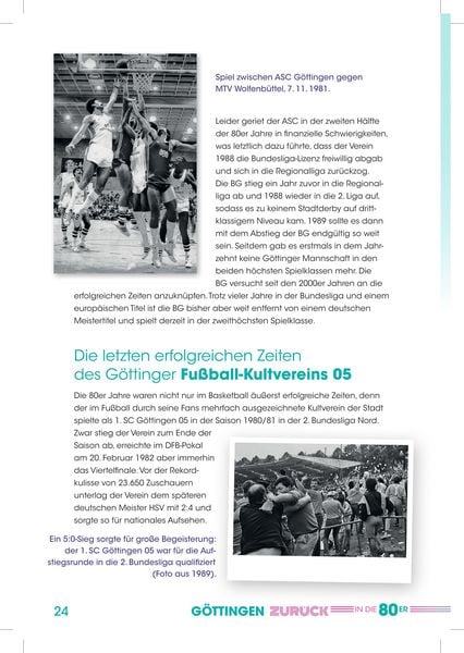 Produktbild: G&ouml;ttingen - Zur&uuml;ck in die 80er
