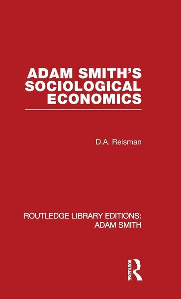 Produktbild: Adam Smith's Sociological Economics