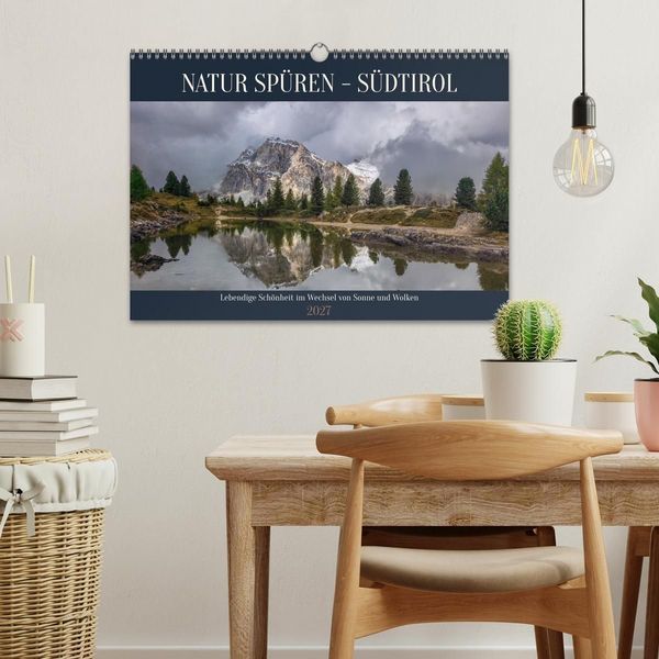 Produktbild: NATUR SP&Uuml;REN - S&Uuml;DTIROL (Wandkalender 2027 DIN A3 quer), CALVENDO Monatskalender