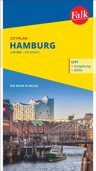 Produktbild: Falk Cityplan Hamburg 1:22.500