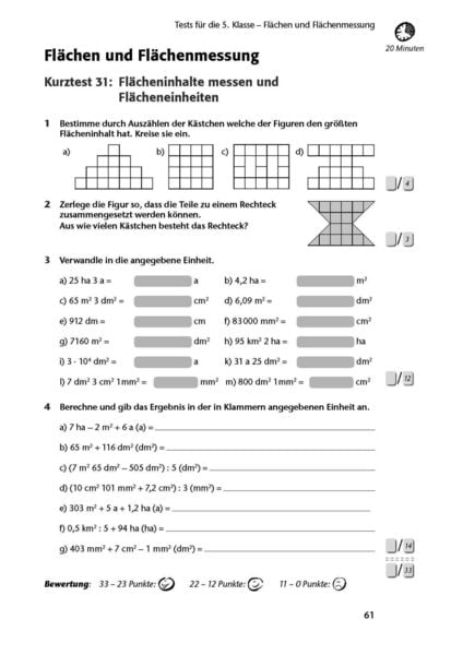 Produktbild: Fit in Test und Klassenarbeit &ndash; Mathematik 5./6. Klasse Gymnasium