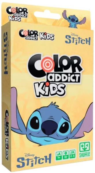 Produktbild: Color Addict Kids - Disney Stitch - Kartenspiele f&uuml;r Kinder (Mau Mau, Quartett, Memo & Schnipp Schnapp)