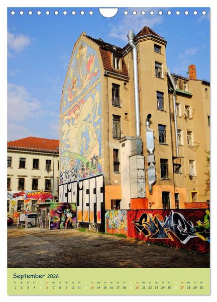 Produktbild: Dresdner Szenenviertel Neustadt (Wandkalender 2026 DIN A4 hoch), CALVENDO Monatskalender
