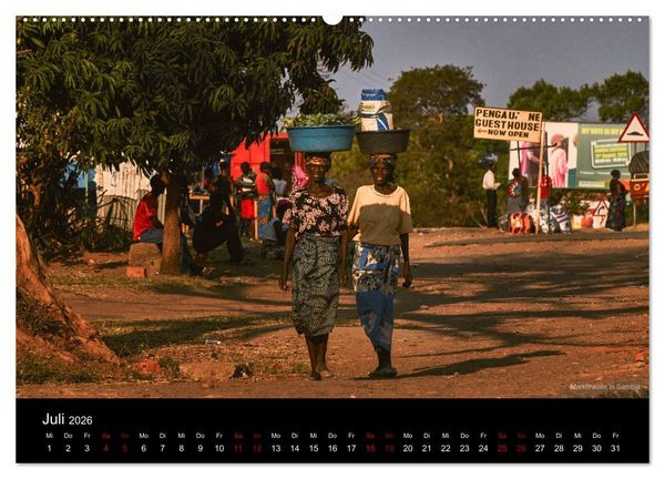 Produktbild: SAMBIA IM HERZEN AFRIKAS (Wandkalender 2026 DIN A2 quer), CALVENDO Monatskalender