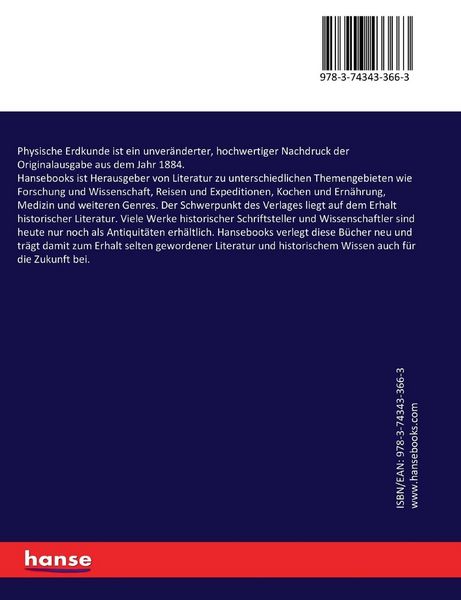 Produktbild: Physische Erdkunde