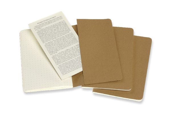 Moleskine Cahier, 3er Set, Kartoneinband