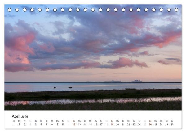 Produktbild: ISLAND 63&deg; - 66&deg; N / 13&deg; - 25&deg; W (Tischkalender 2026 DIN A5 quer), CALVENDO Monatskalender