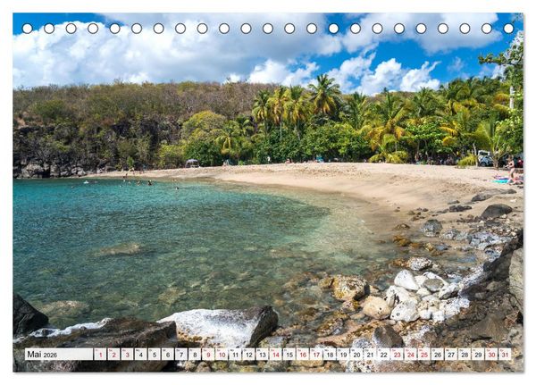 Produktbild: Karibik - Guadeloupe (Tischkalender 2026 DIN A5 quer), CALVENDO Monatskalender