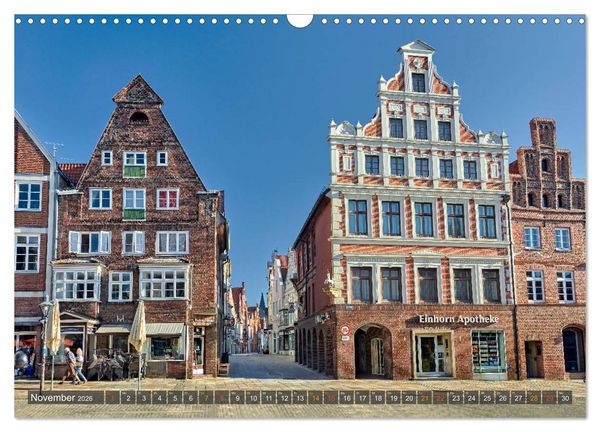 Produktbild: L&Uuml;NEBURG Ein- und Ausblicke von Andreas Voigt (Wandkalender 2026 DIN A3 quer), CALVENDO Monatskalender