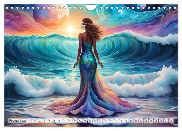 Produktbild: Harmony - Elegance in harmony of waves (Wall Calendar 2026 DIN A4 landscape), CALVENDO 12 Month Wall Calendar