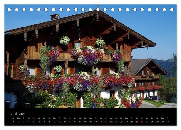 Produktbild: Almabtrieb in Tirol (Tischkalender 2026 DIN A5 quer), CALVENDO Monatskalender