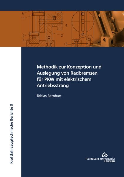 Produktbild: Methodik zur Konzeption und Auslegung von Radbremsen f&uuml;r PKW mit elektrischem Antriebsstrang