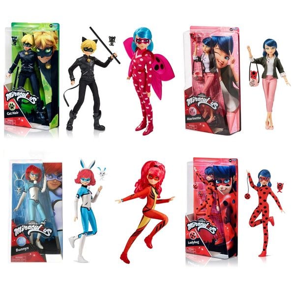 Puppe Miraculous 26cm 6fach sortiert