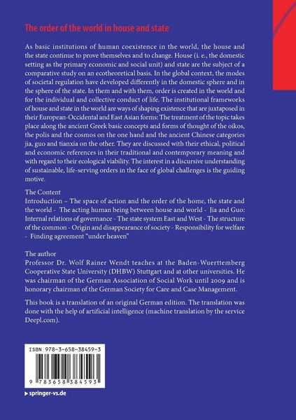 Produktbild: The order of the world in house and state