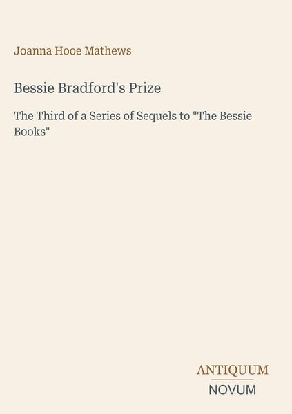 Produktbild: Bessie Bradford's Prize