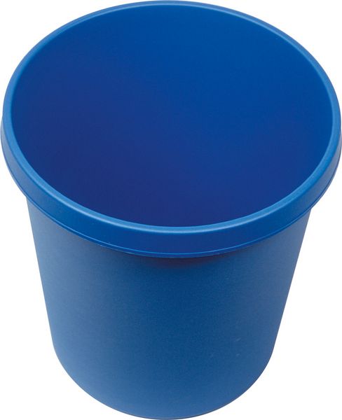 Produktbild: Helit the german H6105834 Papierkorb 18 l (&Oslash; x H) 315 mm x 335 mm Polypropylen Blau 1 St.