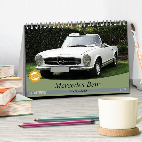 Produktbild: Mercedes Benz - Edle Sch&auml;tzchen (Tischkalender 2026 DIN A5 quer), CALVENDO Monatskalender