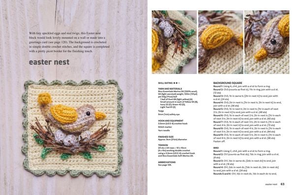 Produktbild: Crocheted Squares: 35 patterns to make