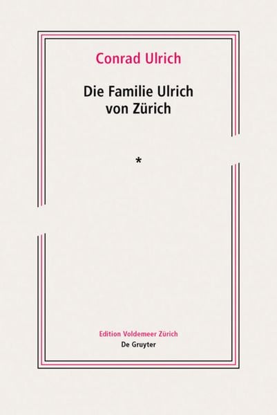 Produktbild: Die Familie Ulrich von Z&uuml;rich