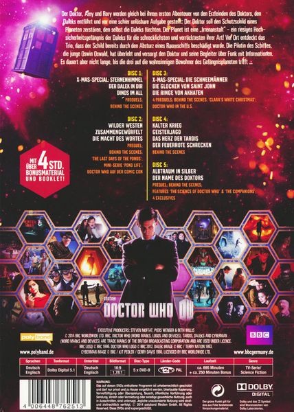 Produktbild: Doctor Who - Die komplette 7. Staffel [5 DVDs]