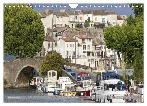 Produktbild: Hausbooturlaub Frankreich - Canal du Midi (Wandkalender 2026 DIN A4 quer), CALVENDO Monatskalender