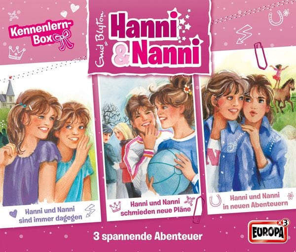 Produktbild: Blyton, E: Hanni u. Nanni Box 1/ 1-3/ 3 CDs