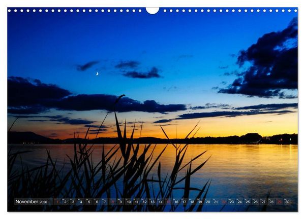 Produktbild: Bodensee zur blauen Stunde (Wandkalender 2026 DIN A3 quer), CALVENDO Monatskalender