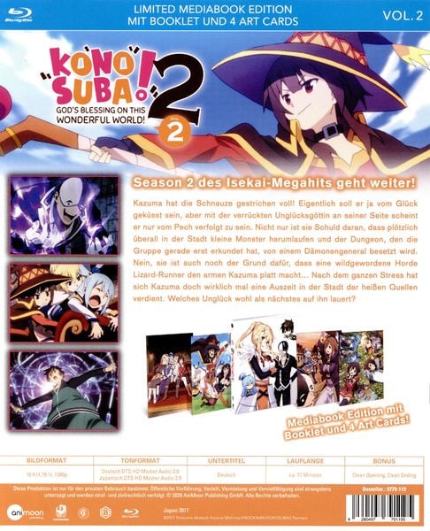 Produktbild: Konosuba Season 2 Vol.2 (Mediabook)