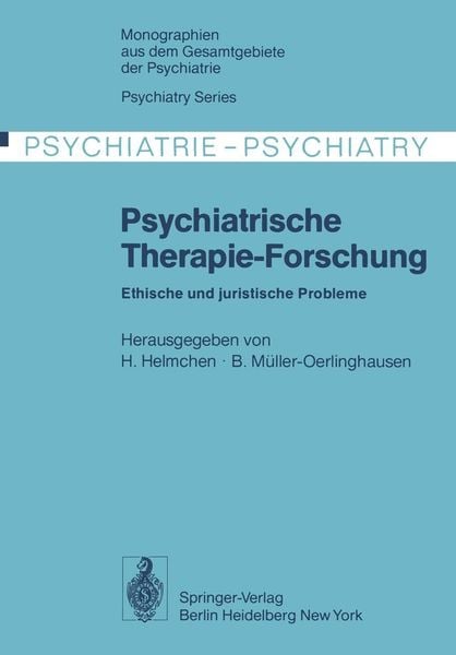 Produktbild: Psychiatrische Therapie-Forschung
